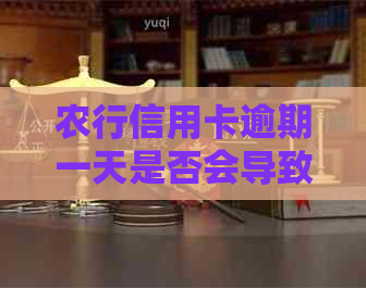 农行信用卡逾期一天是否会导致不良贷款？