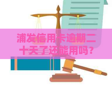 浦发信用卡逾期二十天了还能用吗？如何解决浦发银行20万逾期一年的问题