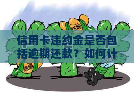 信用卡违约金是否包括逾期还款？如何计算信用卡违约金和逾期还款利息？