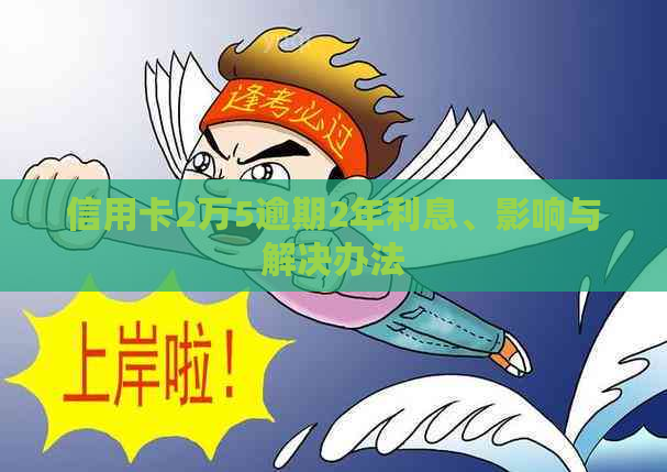 信用卡2万5逾期2年利息、影响与解决办法