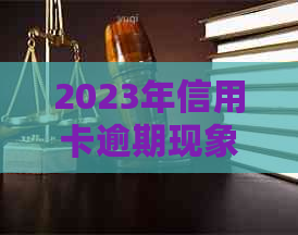 2023年信用卡逾期现象概况：涉及人数、金额及影响分析