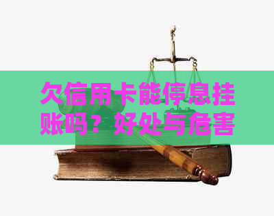 欠信用卡能停息挂账吗？好处与危害详解及处理建议