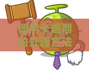 信用卡逾期的处理方法有哪些案例？