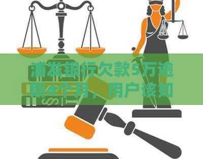 浦发银行欠款5万逾期4个月，用户该如何处理？报案后公安会介入吗？