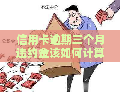 信用卡逾期三个月违约金该如何计算