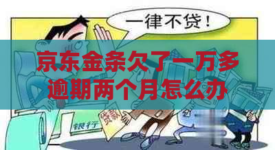 京东金条欠了一万多逾期两个月怎么办