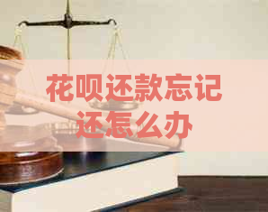 花呗还款忘记还怎么办