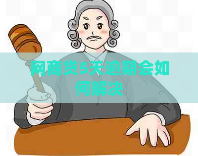 网商贷5天逾期会如何解决