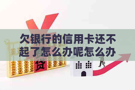 欠银行的信用卡还不起了怎么办呢怎么办