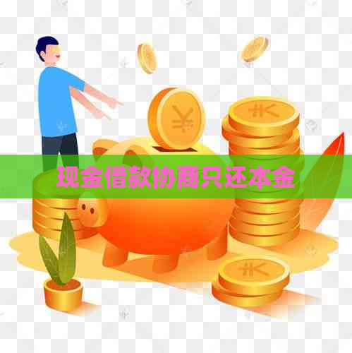 现金借款协商只还本金