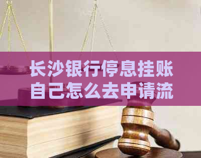 长沙银行停息挂账自己怎么去申请流程是什么