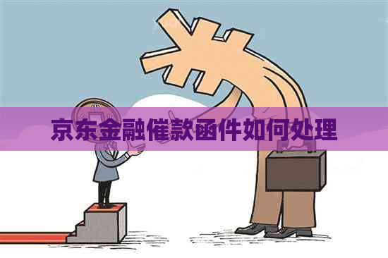 京东金融催款函件如何处理