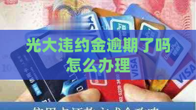 光大违约金逾期了吗怎么办理