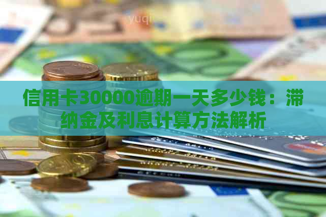 信用卡30000逾期一天多少钱：滞纳金及利息计算方法解析