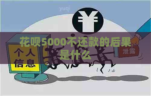 花呗5000不还款的后果是什么