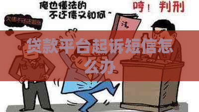 贷款平台起诉短信怎么办