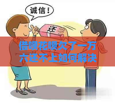 借呗花呗欠了一万六还不上如何解决