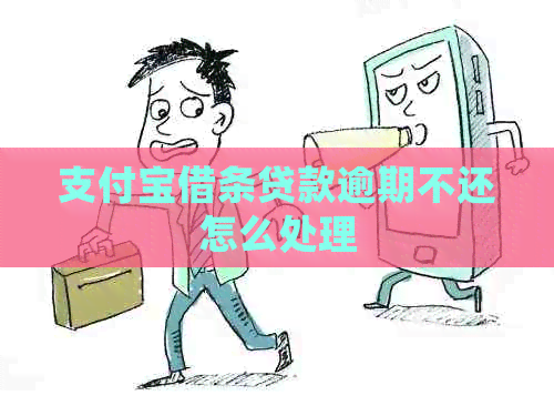 支付宝借条贷款逾期不还怎么处理