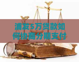 浦发5万贷款如何协商分期支付