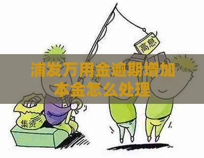 浦发万用金逾期增加本金怎么处理