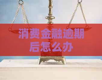 消费金融逾期后怎么办