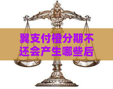 翼支付橙分期不还会产生哪些后果