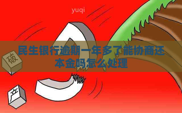 民生银行逾期一年多了能协商还本金吗怎么处理