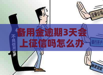 备用金逾期3天会上吗怎么办