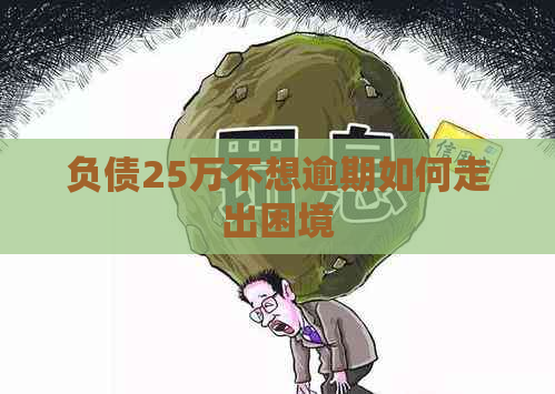 负债25万不想逾期如何走出困境