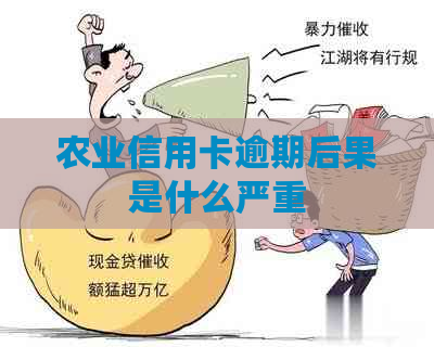 农业信用卡逾期后果是什么严重