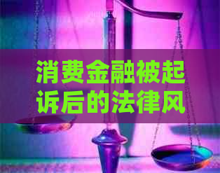 消费金融被起诉后的法律风险及应对策略