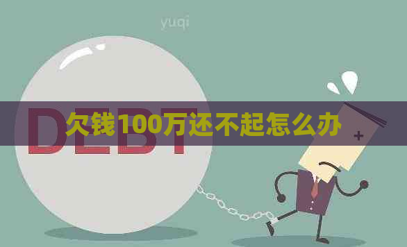 欠钱100万还不起怎么办