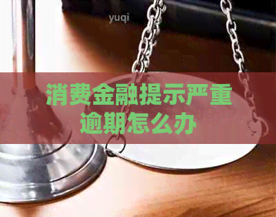 消费金融提示严重逾期怎么办