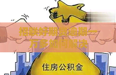 招联好期贷逾期一万多如何解决