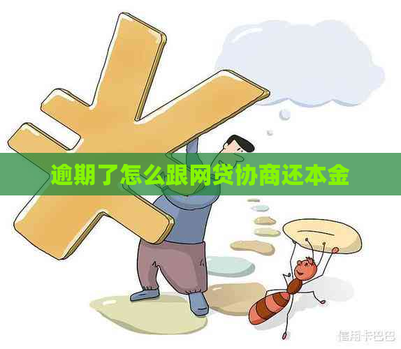 逾期了怎么跟网贷协商还本金