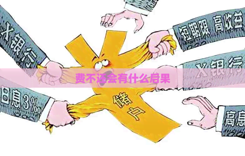 费不还会有什么后果