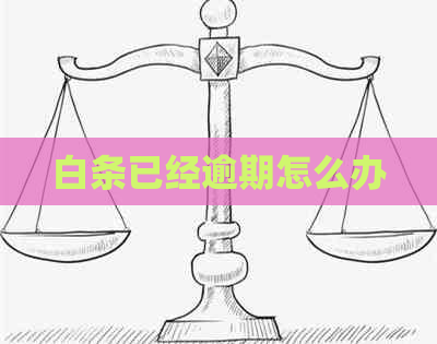 白条已经逾期怎么办