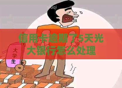 信用卡逾期了5天光大银行怎么处理