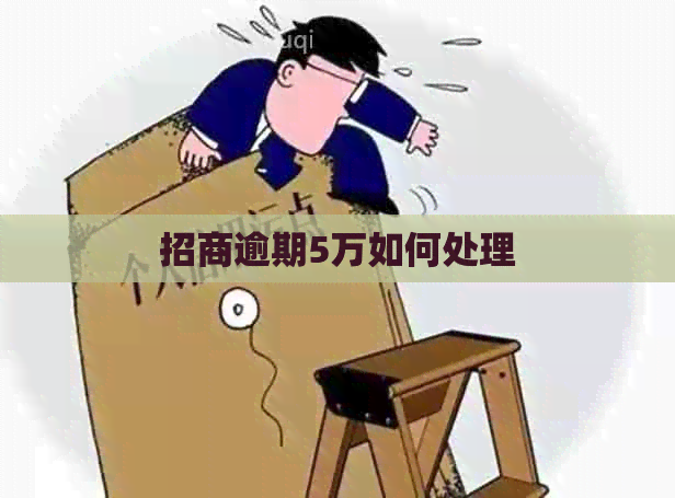 招商逾期5万如何处理