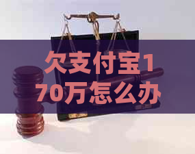 欠支付宝170万怎么办怎么处理