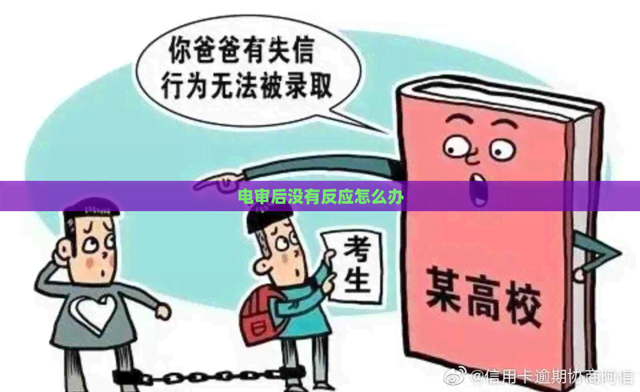 电审后没有反应怎么办