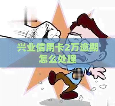 兴业信用卡2万逾期怎么处理