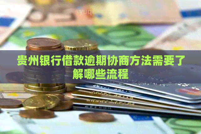 贵州银行借款逾期协商方法需要了解哪些流程