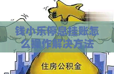 钱小乐停息挂账怎么操作解决方法