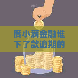 度小满金融谁下了款逾期的情况如何处理