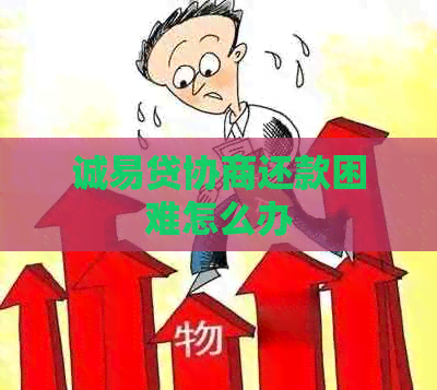 诚易贷协商还款困难怎么办