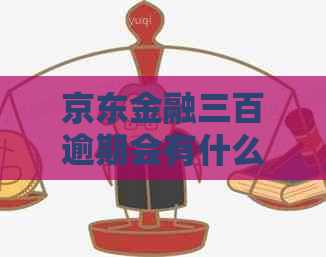 京东金融三百逾期会有什么后果