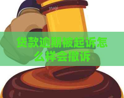 贷款逾期被起诉怎么样会撤诉