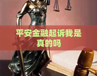 平安金融起诉我是真的吗