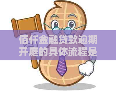 佰仟金融贷款逾期开庭的具体流程是什么